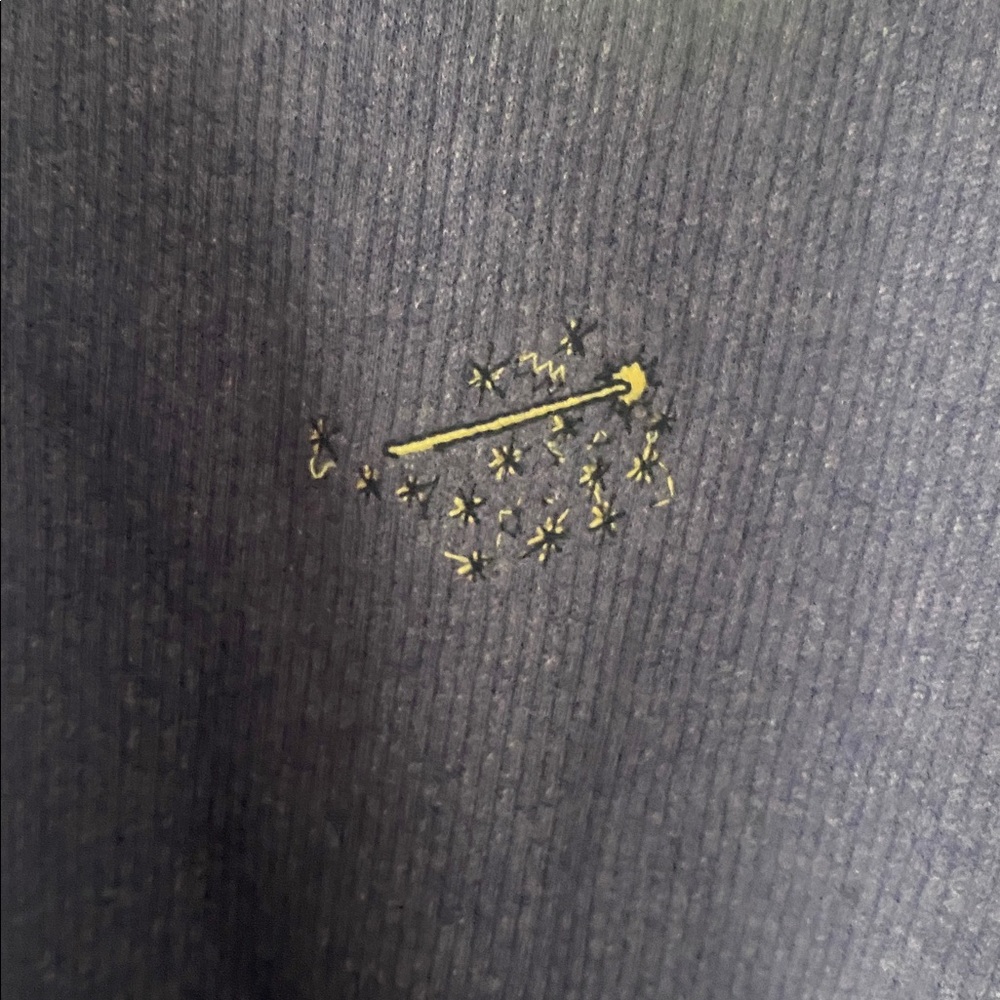 Disney Tinkerbell long sleeve fleece lined top. Wand in front Tinkerbell arm NWT - Picture 5 of 12